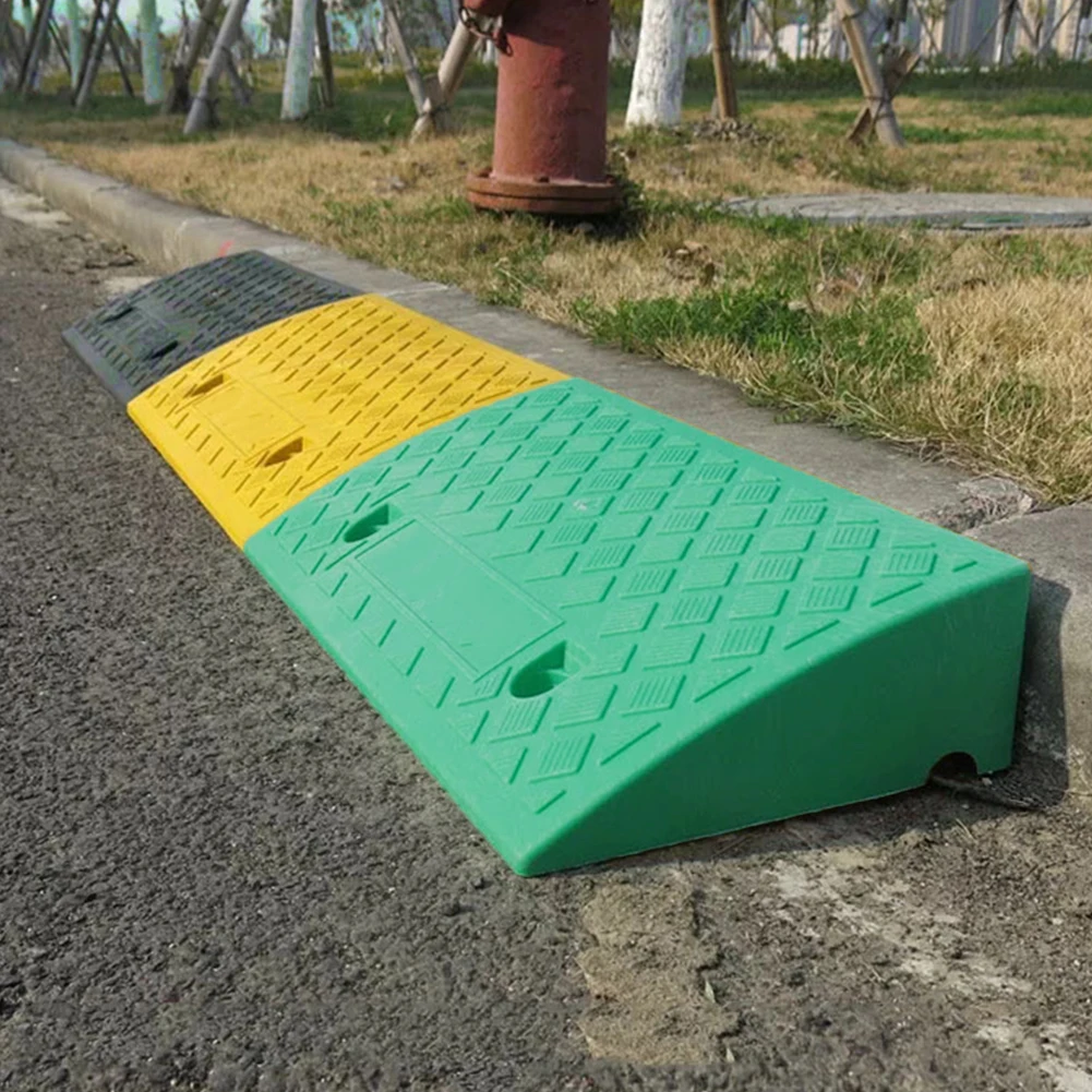 Car Threshold Ramp Plastic Portable Curb With Textured Surface For 6-8CM Height Steps Driveway Loading Dock Sidewalk | Автомобили и