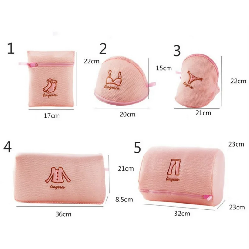 Laundry Bag Women Hosiery Bra Wash Lingerie Wash Protecting Mesh Bag Aid Laundry Saver Home Storage Bra Socks Underwear Bag