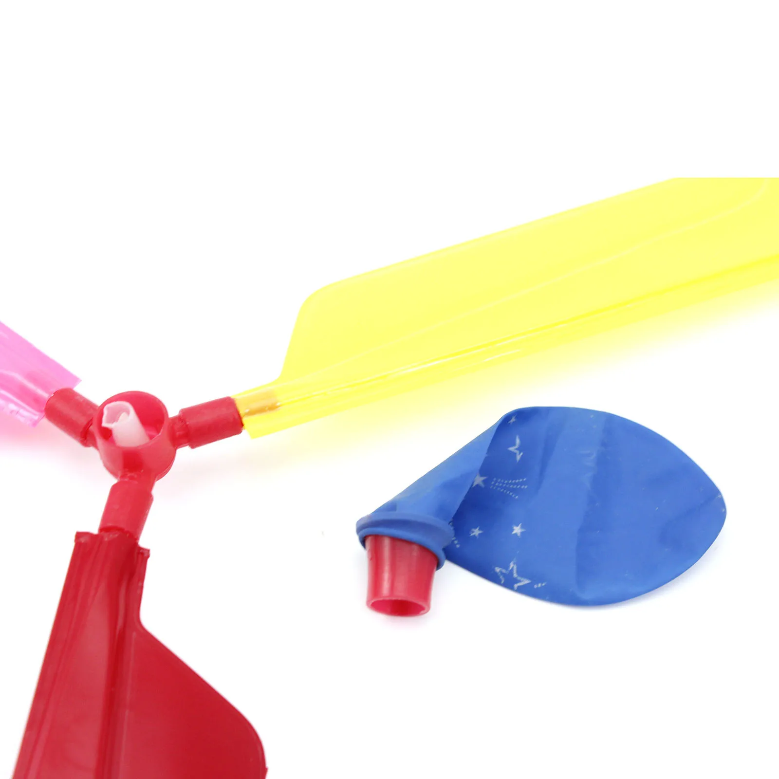 Balloon Helicopter Kids Airplane Flying Toys For Children's Day Rubber Fun novel - Цвет: random