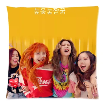 

2019 Pillow Case 45*45cm BLACKPINK Polyester Cushion Case Sofa Waist Throw Cushion Cover Home Car Decor