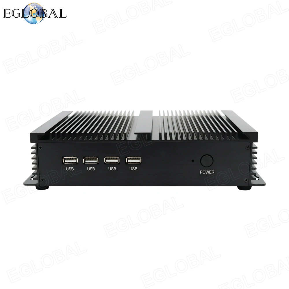 Процессор Eglobal fanless mini pc Core i5 3317U celeron 1007 Dual Nics 4 RS232 COM промышленный компьютер с HDMI + VGA
