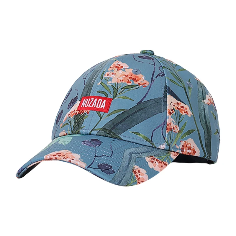 P Бейсбольная кепка с цветочным принтом Snapback Женская Повседневная дышащая Солнцезащитная шляпа бейсбольная Кепка на осень и лето - Цвет: P