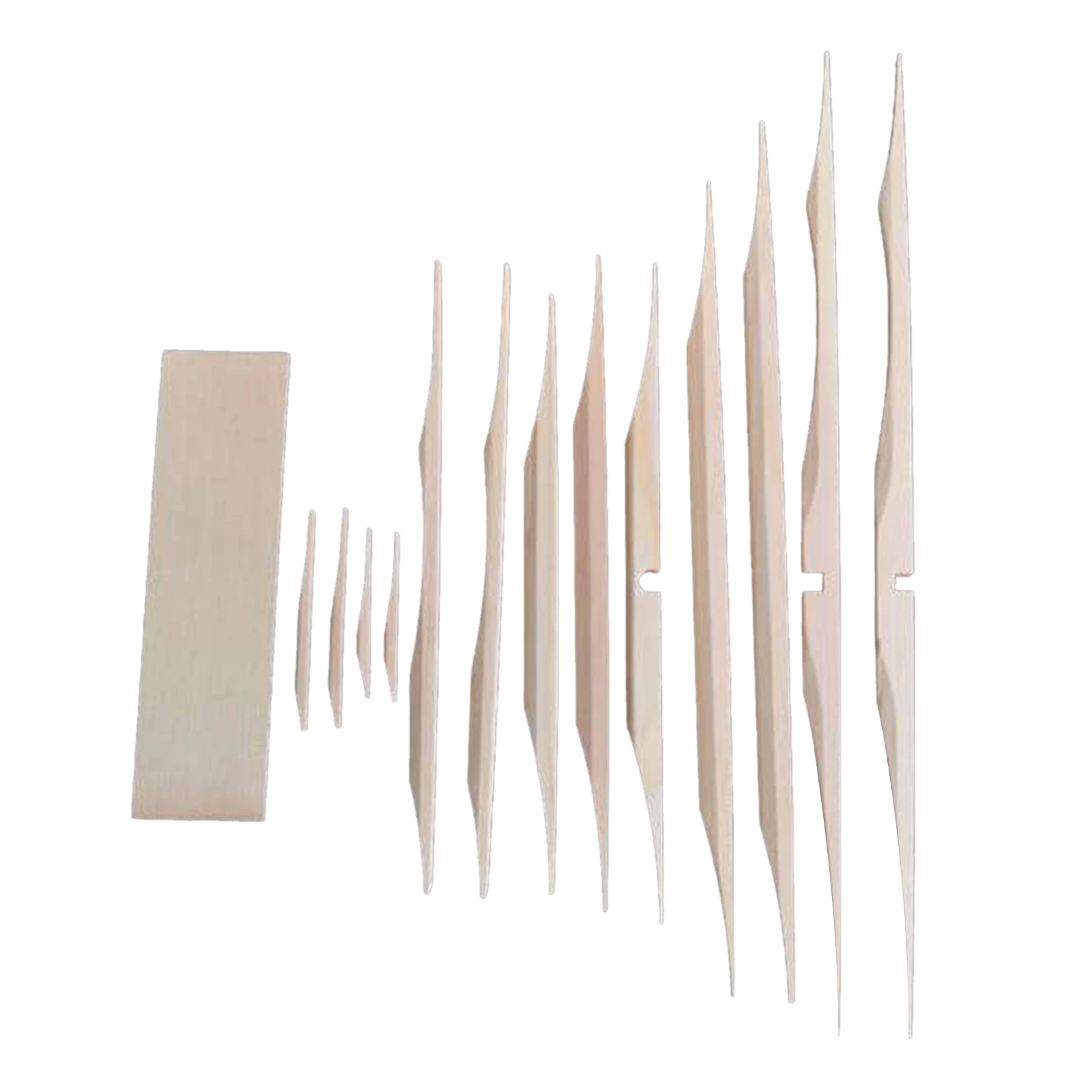 Spruce Brace Wood Kit for Acoustic Guitar Luthier DIY Accessory Parts