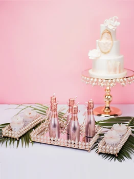 

Rectangular Trays Wedding Dessert Table Decorations And Ornaments Cake Dish Cake Stand Cosmetics Jewelry Storage Tray