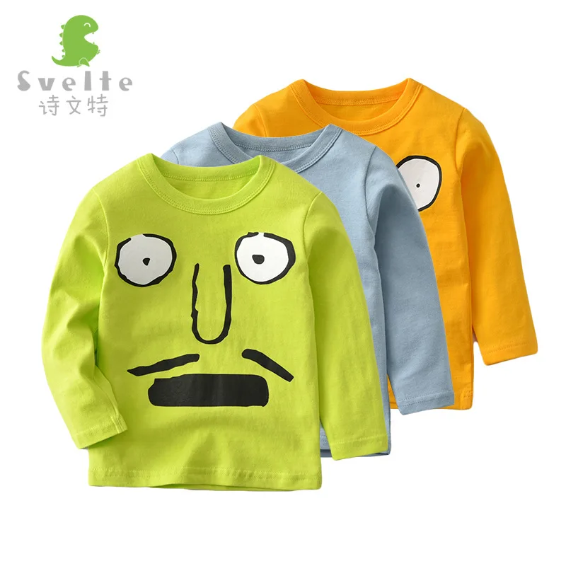 

Lt0102 Autumn New Style T-shirt Child CHILDREN'S T-shirt Children Long Sleeve Cotton T-shirt