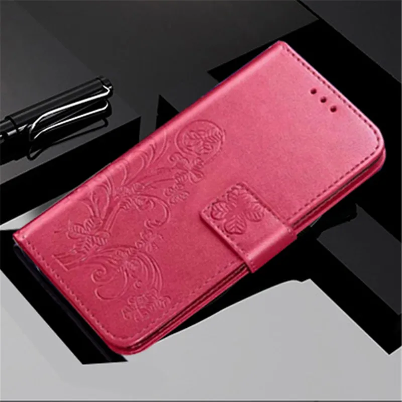 Кожаный чехол-книжка с цветами для MEIZU M8 V8 Lite 16s Pro 16 16th Plus 16Xs, чехол-кошелек для Meizu C9 Pro M9C Note 8 9X8 U10 U20 - Цвет: 2Red