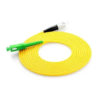 

10PCS/Lot SC APC-FC UPC Simplex mode fiber optic patch cord Cable SC APC 3.0mm FTTH fiber optic jumper cable