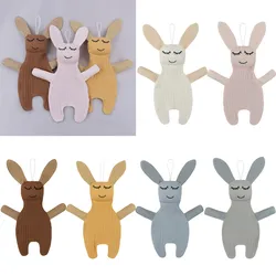 Cotton Baby Pacifier Clip Chain Soother Pendant kawaii Bunny Nipple Holder Decor Pacifier Dummy Holder for Newborn Easter Gifts