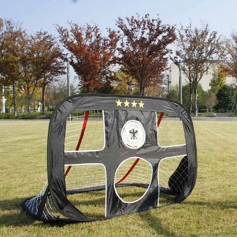 WISHOME Всплывающие Складные 2в1 детские футбольные ворота портативные футбольные ворота с переносным рюкзаком Futbol чистая стрельба тренировочные ворота