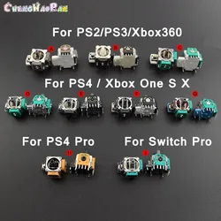 2 Pcs For PS5 PS4 PRO Slim PS2 PS3 Controller 3D Rocker Joystick Axis Analog Sensor Repair Parts Accessories switch pro gamepad