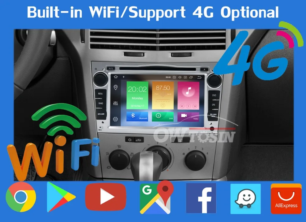 Perfect 7" PX6 4GB+64GB Android 9.0 Car DVD Multimedia For Opel Antara Meriva Corsa 2006-2011 Astra 2004-2009 Vectra 2003-2008 GPS Radio 18