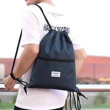 Модный рюкзак унисекс Водонепроницаемый на молнии комплект веревок дорожный спортивный рюкзак для женщин и мужчин повседневные школьные сумки