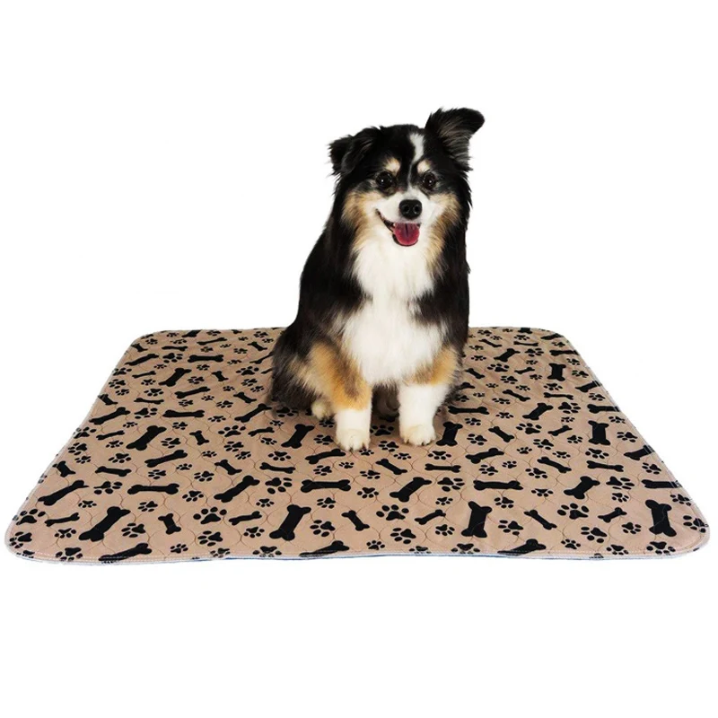 

Washable Dog Pet Diaper Mat Urine Absorbent Environment Protect Diaper Mat Waterproof Reusable Training Travel Pet Pee Pads