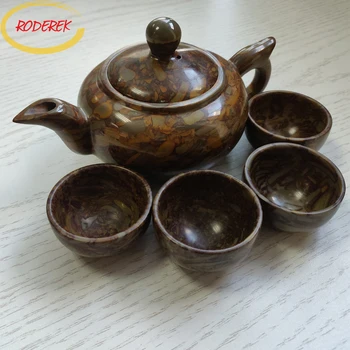 

Nvwa Stone Tea Set, Tea Set Capable of Activating Water Molecules and Promoting Metabolism, Balance Body PH