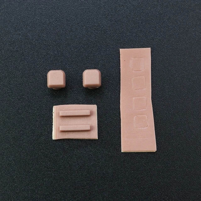 YuXi 8 Color Optional Screw Feet Cover for Nintend DS Lite for NDSL Game Console Screw Feet Cover Rubber Pad Brown