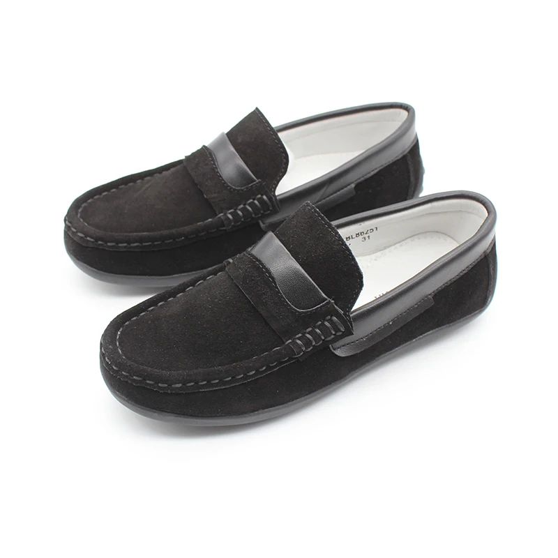 Buy Shoes Boys Loafers Moccasins Genuine-Leather Kids Casual New Boat Deck Driving Slip-On kblbB3QwG