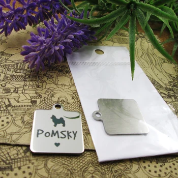 

10pcs--"Pomsky "stainless steel charms more style for choosing DIY Charms pendants for necklace