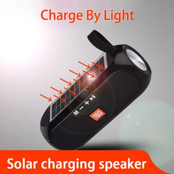 

Solar Power Waterproof Bluetooth Speaker Outdoor Rechargeable Wireless Speakers Portable Soundbar Subwoofer Loudspeaker TF MP3