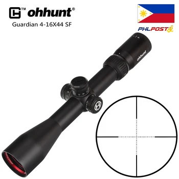 

ohhunt Guardian 4-16X44 SF Hunting Rifle Scope 1/2 Half Mil Dot Reticle Side Parallax Turrets Lock Reset Tactical Riflescopes