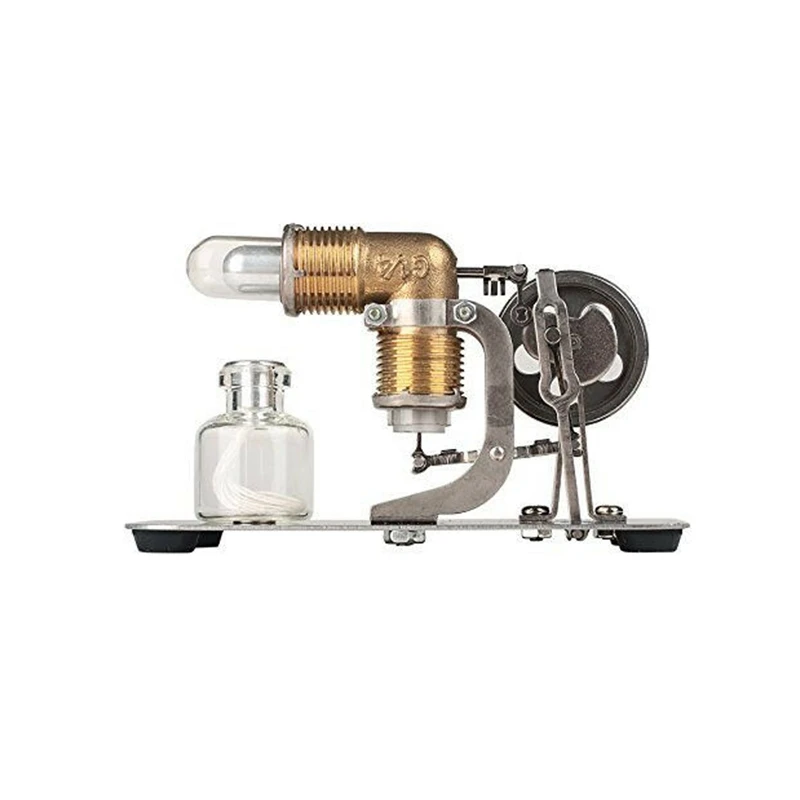 Mini Hot Air Stirling Engine Motor Generator Educational Toy Kits Goods 