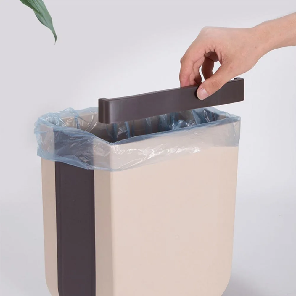 Дверь кухонного шкафа подвесная корзина для мусора с крышкой настенные корзины для мусора с выдвижным верхом мусорное ведро может контейнер для мусора