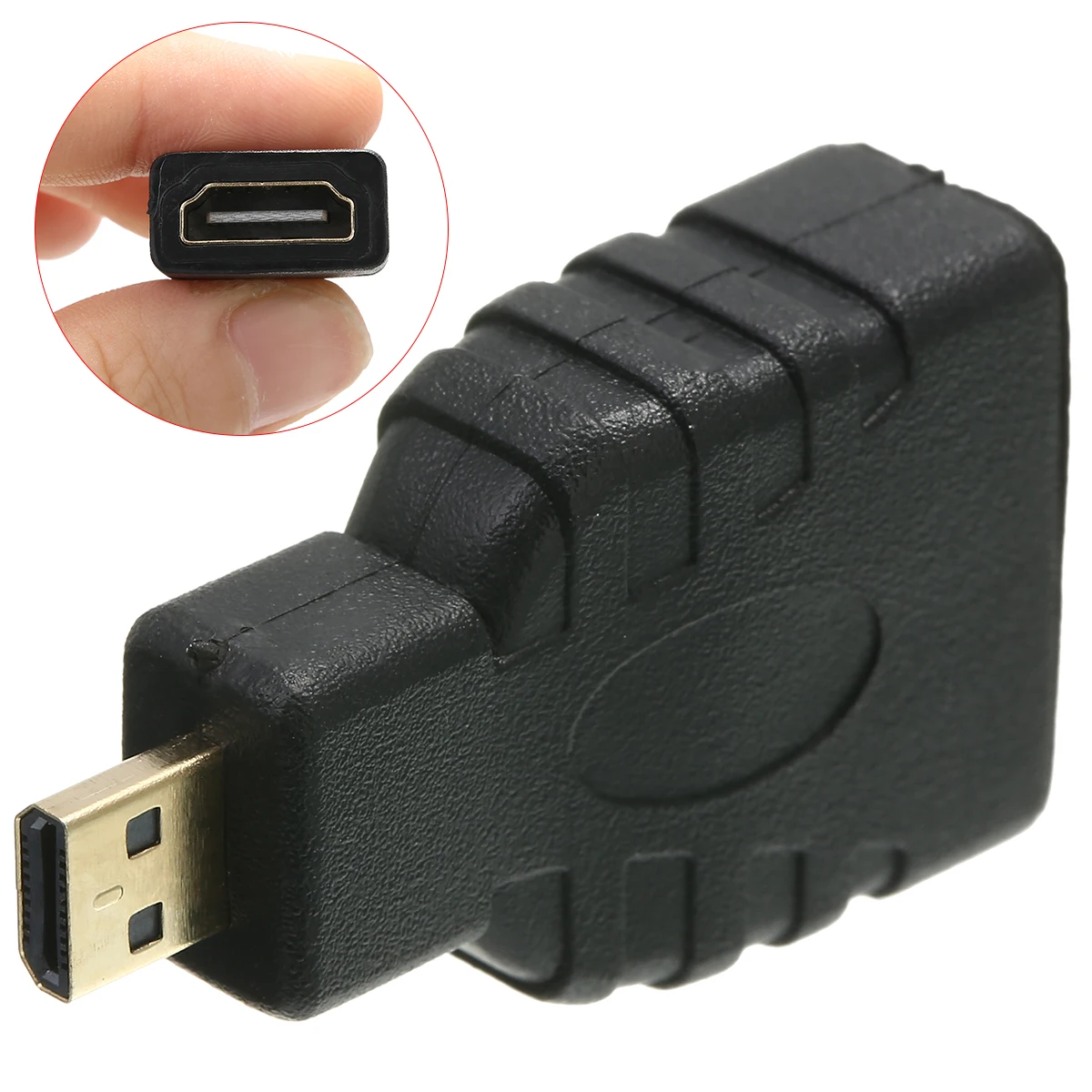 Универсальный Micro HDMI к HDMI кабель конвертер адаптер Micro type D штекер к type A Разъем для ТВ lcd HD tv