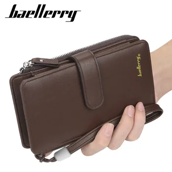 

Business Men Wallets Pu Leather Wallet For Men Coin Purses Male Wallet Long Clutch Card Holder carteira masculina MWS300