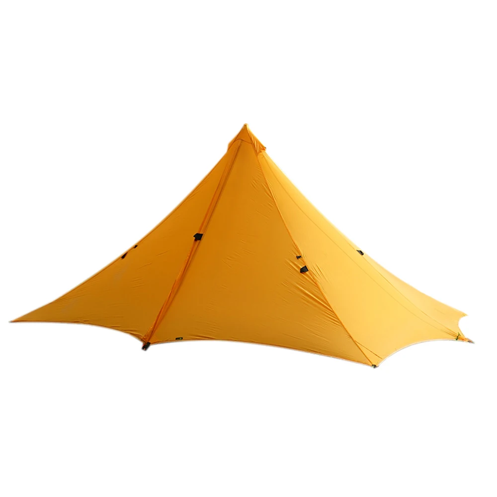 2 человека 20D Silnylon 490 г Сверхлегкая складываемая палатка водонепроницаемая кемпинг Flysheet защита от ультрафиолета, от солнца ловушка для навеса