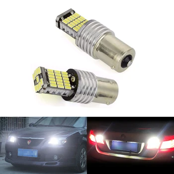 

2PCS 45SMD 12V Signal Lamp BA15S 45 SMD Led Canbus Led 1156 R5W P21W Led Car Turn Light Rear Reverse Lamp Parking Light