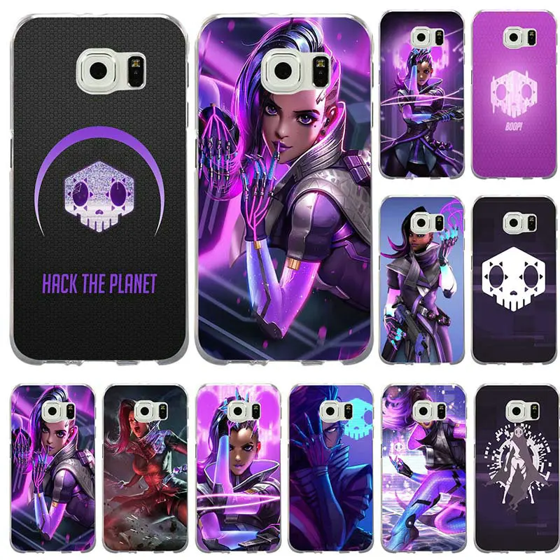Soft TPU Silicon Phone Case for Samsung Galaxy Note 3 4 5 8 S3 S4 S5 Mini S6 S7 S8 S9 Edge Plus On5 On7 Sombra Heroes Overwatchs |