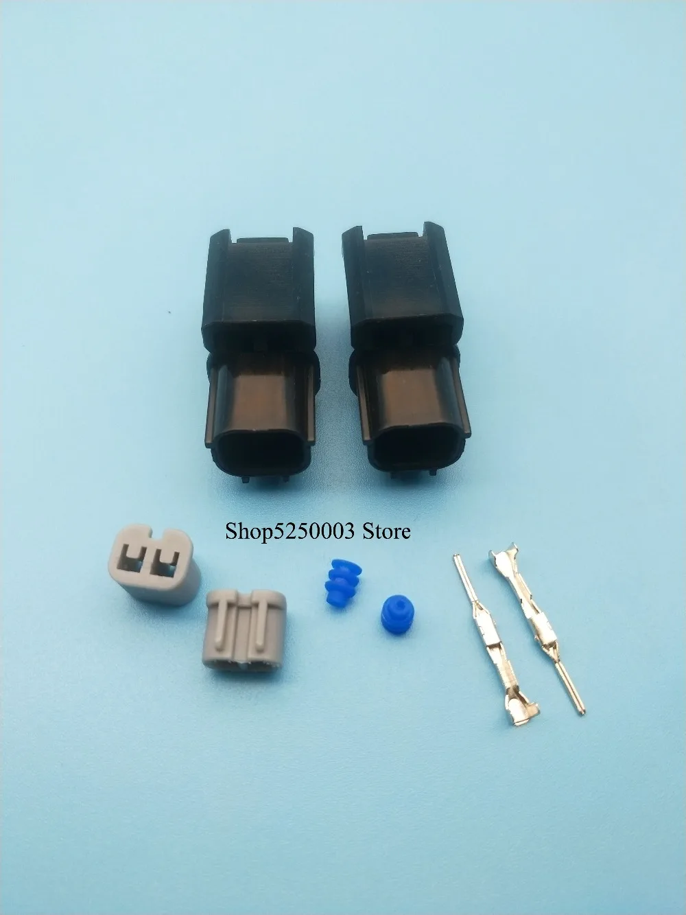 50 pcs connector 2 Pin/Way Sumitomo HX герметичная серия мужской водонепроницаемый разъем Впускной датчик давления штекер 6188-0590 - Название цвета: 50 pcs connector