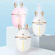450 мл USB увлажнитель воздуха Арома эфирные масла диффузор ароматерапия милый олень дизайн увлажнитель воздуха с ночным светом для офиса