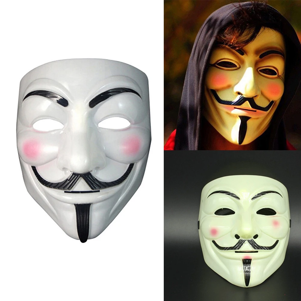 DIY V-образная маска для косплея маскарадный костюм взрослых аксессуар Хэллоуина
