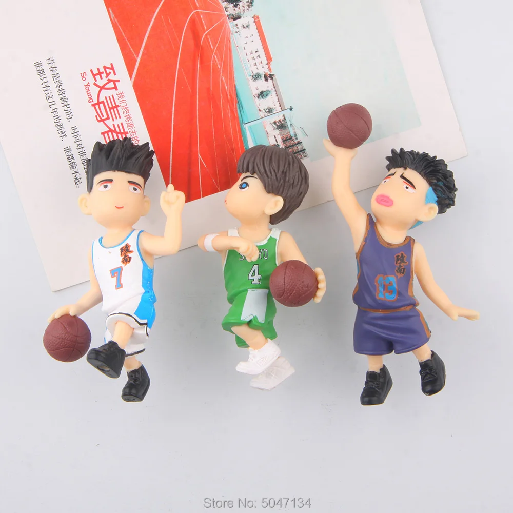 Детские игрушки для холодильника магнитные DUNK Shohoku фамилией баскетболиста и цифрой кукла аниме ханамичи сакураги Rukawa Kaede модель фигурки м