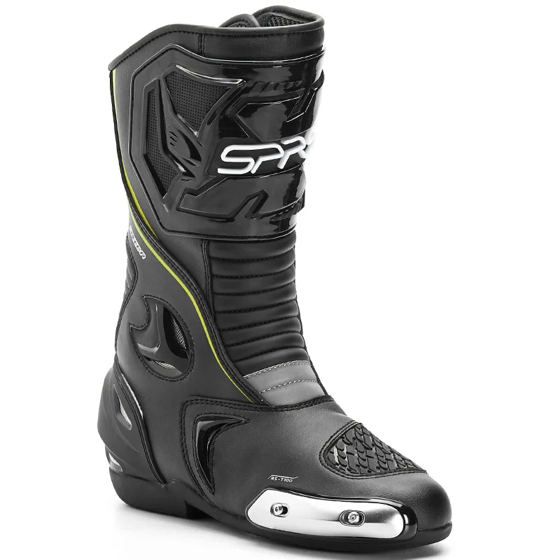 

SPRS Motorcycle Riding Boots Men's Cycling Shoes Athletic Track Highway Shatter-resistant Race Car Footwear Locomotive Sports Ca