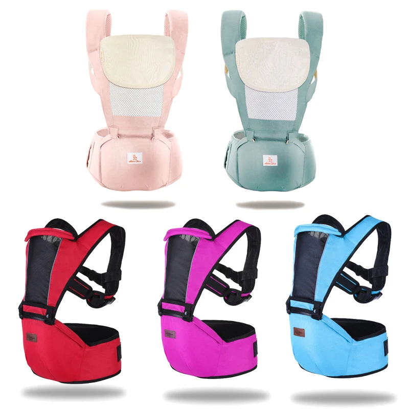 

Ergonomic Baby Carrier Infant Baby Hipseat Carrier Front Facing Ergonomic Kangaroo Baby Wrap Sling for Baby Travel Baby stool