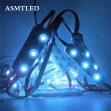 WS2811 2811 IC полноцветный светодиодный пиксельный модуль для литья под давлением DC12V IP68 Водонепроницаемый 5050 RGB цифровой светодиодный пиксельный адресный свет