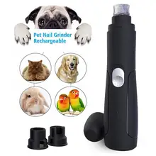 Rechargeable Dog Nail Grinders Professional Electric Dog Cat Nail Clippers Mute Painless Pet Paw Nail Grooming Tool Replacement