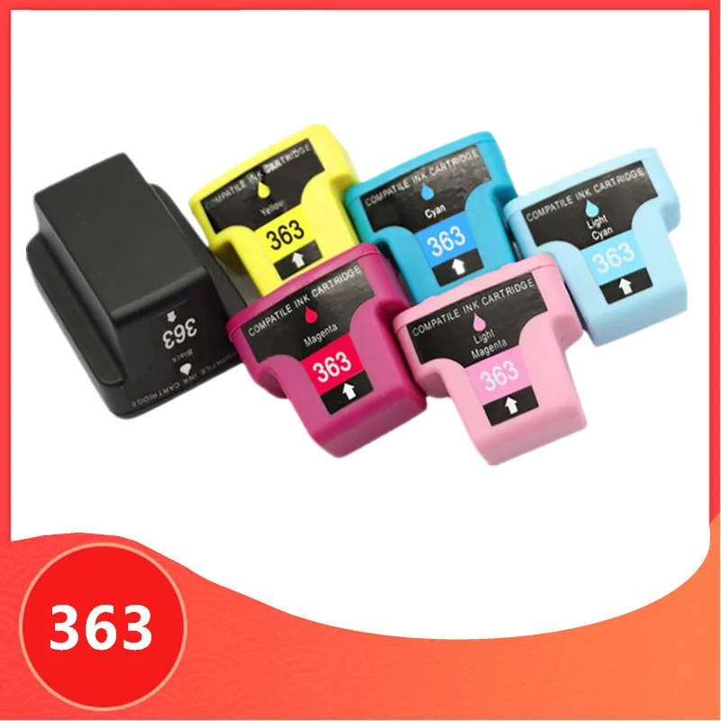 Raad eens afgunst modder Compatibele Inkt Cartridge Voor Hp 363 Voor Hp 363 Photosmart C5180 C6180  C7180 C7280 C8180 3310 Printer|Inktpatronen| - AliExpress