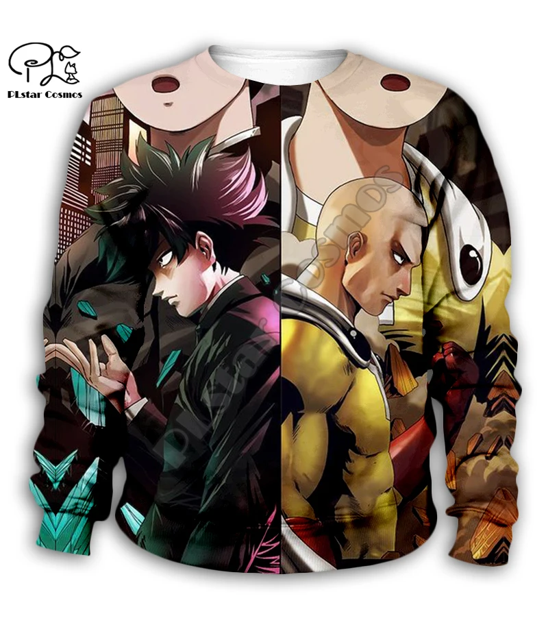 Детские толстовки с капюшоном с рисунком из аниме «One Punch Man» для маленьких мальчиков; Saitama Oppai; осенние толстовки с длинными рукавами с 3D принтом; одежда для детей