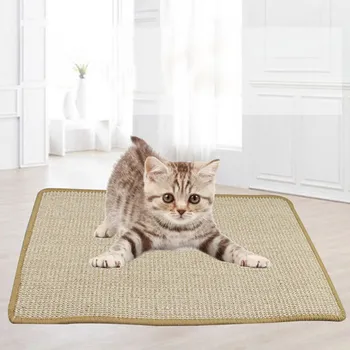 

Cats Mat Natural Sisal Protecting Furniture Foot Chair Cat Scratching Post Mat For Protector Pad Climbing Tree cat Scratch Pad