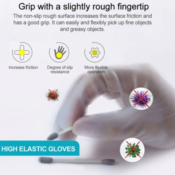 

Multipurpose Anti-cut Dish Washing Gloves High temperature Hospital oil resistant reusable high elastic nitrile gloves