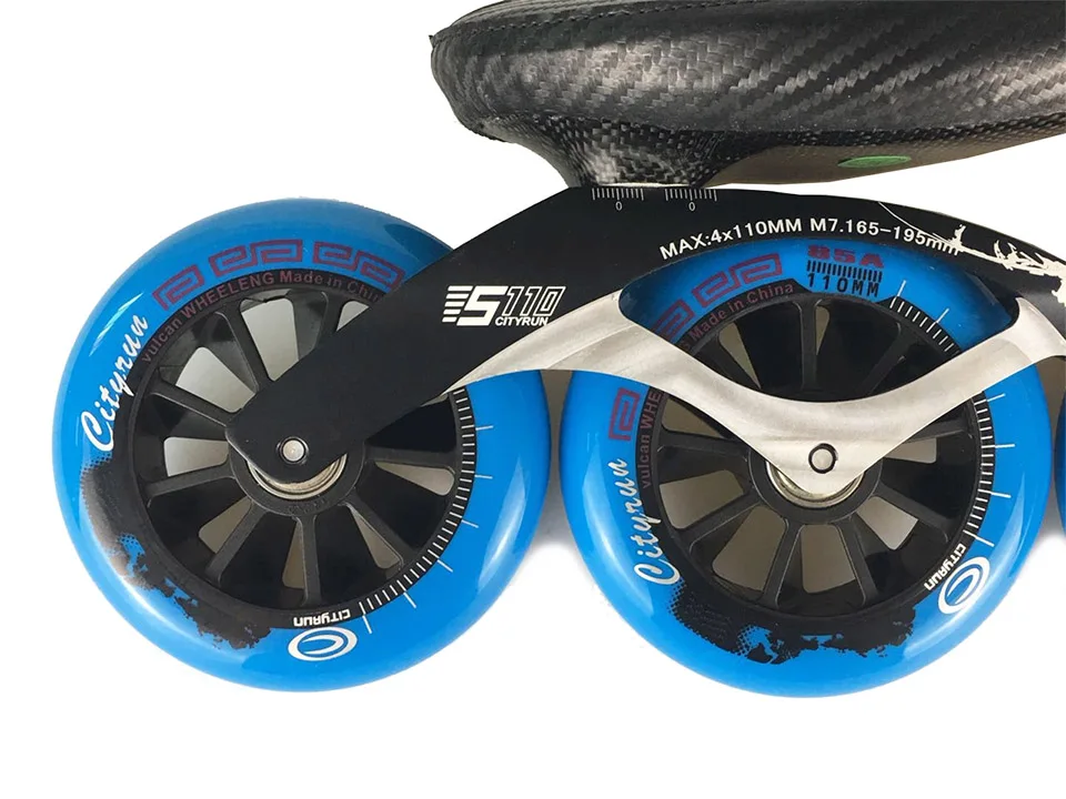 Cityrun скоростные роликовые коньки из углеродного волокна для профессионального соревнования, ботинки на молнии для гонок и катания на коньках