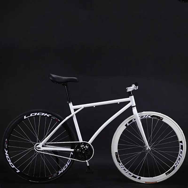 Excellent Bicycle Road Bike Fixed Gear Adult Men and Women Models Racing Solid Tire Single Speed Students New Cool 3 Excellent Bicycle Road Bike Fixed Gear Adult Men and Women Models Racing Solid Tire Single Speed Students New Cool 3