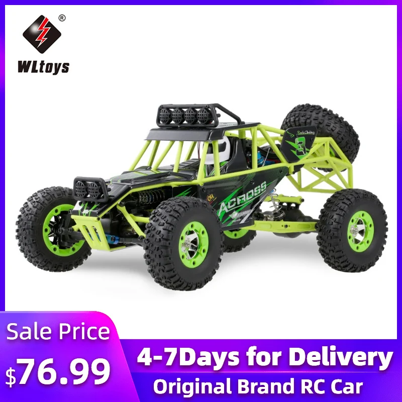 Wltoys 12428 50 км/ч высокоскоростной Радиоуправляемый автомобиль масштаб 1/12 2 4G 4WD