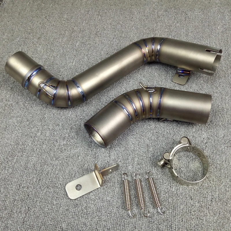 Мотоцикл выхлопной Escape Системы для KTM Duke 200 390 2012 13 14 15 2016 средняя выхлопная труба
