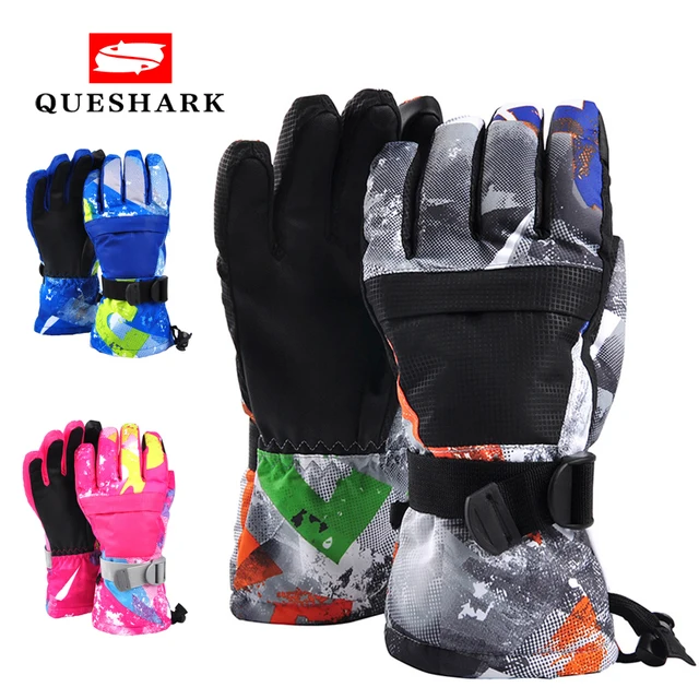 US $13.19 Outdoor Couples Touch Screen Skiing Gloves with velvet Wndproof Warm Thick Skiproof Waterproof Ski