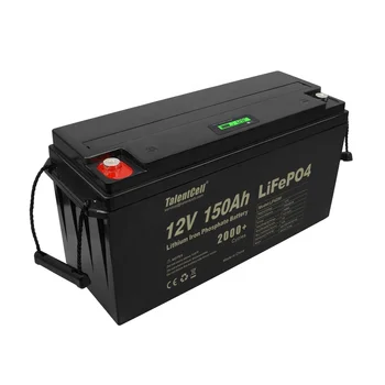 شراءعميق دورة قابلة للشحن ليثيوم أيون بطارية صناعية Lifepo4 بطارية 12v 150Ah 200Ah 250Ah 300Ah