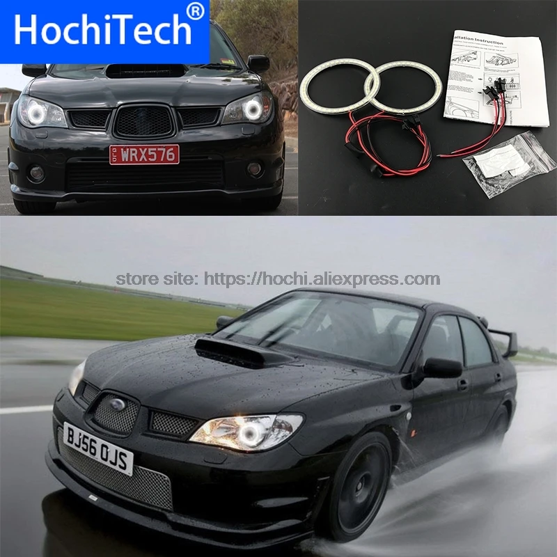 HochiTech ультра яркий SMD белый светодиодный ангельские глазки 2000LM 12V halo ring kit дневной