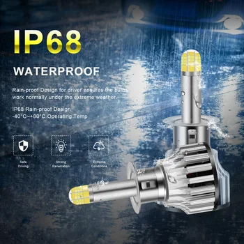 

Bulbs LED Headlights White Super bright Accessories Replacement Car Auto